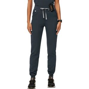 Figs High Waisted Zamora Scrub Jogger Pants Dark Harbor Medical Nurse XS Petite